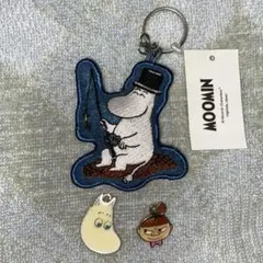 MOOMIN 무민 자수 키 체인 무민 아빠