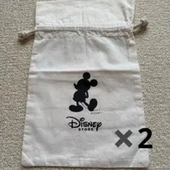 【Disney Store】 ミッキーマウス 巾着袋　2枚セットのサムネイル