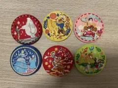 ディズニー刺繍缶バッチ2 ベイマックス 美女と野獣 リメンバー・ミー 他