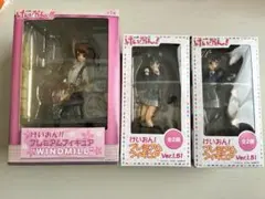【未開封】けいおん！ フィギュア 3体セット 平沢唯 中野梓 ※一部箱ヤケあり