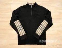 BURBERRY バーバリー ニット Vネック リボン　サイドギャザー 38 BURBERRY バーバリー ニット Vネック リボン サイドギャザー 38 | Mercari