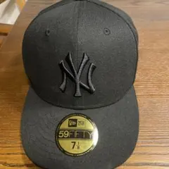 NEW ERA 59FIFTY NY ヤンキース キャップ 黒 7 1/8