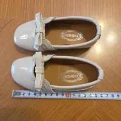 FASHION ホワイトリボンバレエシューズ