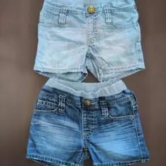 Leekidsリーキッズデニムショートパンツ