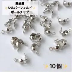 新商品　シルバーフィルド　ボールチップ　3mm 10個