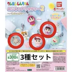 クレヨンしんちゃん めじるしアクセサリー2～パステルカラー～ 3種セット