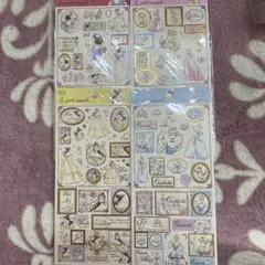 ディズニープリンセス シール 4シートセット