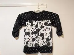 ミッキーマウス 長袖エプロン 保育士