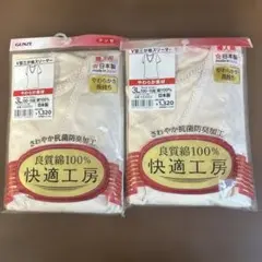 グンゼ　快適工房　婦人用V型三分袖スリーマー　3Lサイズ【新品、未使用】2枚のサムネイル