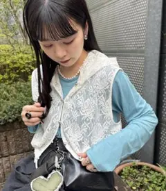 レースノースリパーカーのサムネイル