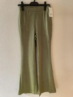 新品RODEOCROWNSオリーブグリーン フレアパンツ