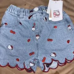 Lavanda 【HELLO KITTY】デニムパンツ RODEO CROWNS WIDE BOWL | (サンリオキャラクターズ)DRAWING