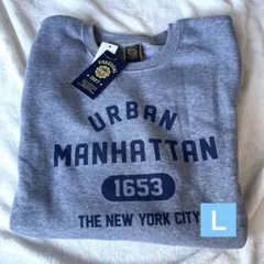 ❗️新品タグ付き❗️トレーナー　プリント裏起毛　スウェット　L