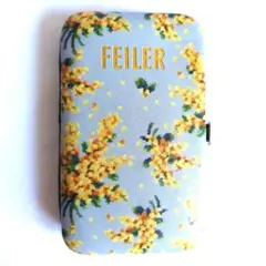 FEILER ミモザ花柄 裁縫キット付きカードケース　GLOW2023年12月