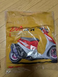 HONDAのDio SRスクーターをデザインしたイエローのスウェット。新品未開封のサムネイル