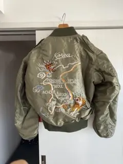 激レアTHE REAL McCOY'Sフライトジャケット L-2刺繍カスタム