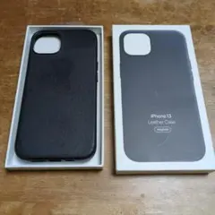 iPhone 13 Leather Case ブラック