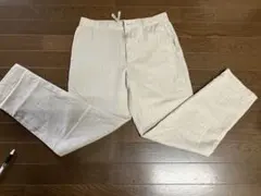 ユニクロ　コットンリネン　イージーパンツ