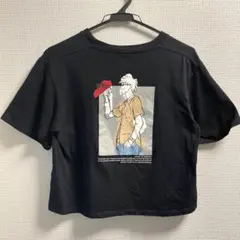 【GU】呪術廻戦 半袖Tシャツ ブラック Sサイズ　五条悟　キッズ　限定のサムネイル