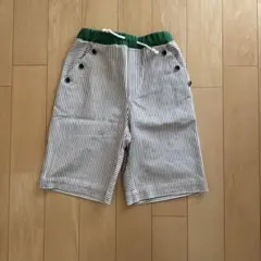 コムサフィユ　ストライプ ハーフパンツ 140-150新品