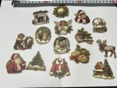 クリスマスモチーフ ステッカー 16枚セット