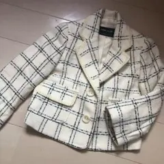 試着のみ　コムサ　ジャケット　フォーマル 90 オフホワイト