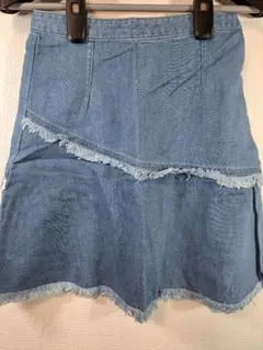 リリーブラウン　デニムスカート　0