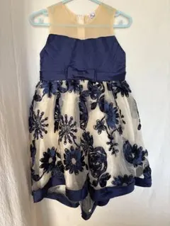 子供用フラワー刺繍ドレス150cm