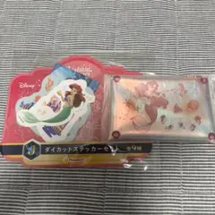 即日発送　ディズニー　Happyくじ Ｈ賞マルチケース　Ｊ賞ステッカー　アリエル