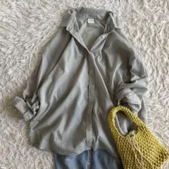 【アーバンリサーチドアーズ】コットンローンシャツ　ミント　フリー