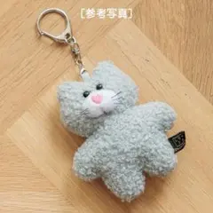 ■新品■ローリズファーム mojojojo トイキーホルダー グレーネコ