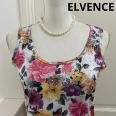 ELVENCE★ラインストーン　バラ模様　花柄模様　バックY