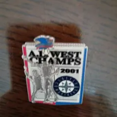 シアトル・マリナーズ 2001 AL西地区優勝記念ピンバッジ