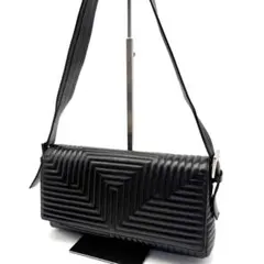 BALLY Quilted Bag Geometric Black Y2K