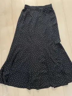 【新品未使用】しまむら　ドットマーメイドスカート　Mサイズ