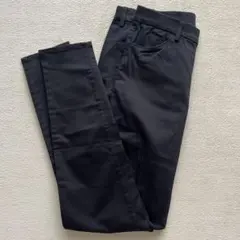 ユニクロ ヒートテックハイライズサテンレギンスパンツ L ブラック