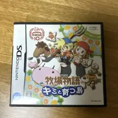 牧場物語 キミと育つ島 箱・説明書付き DS ソフト
