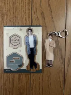 お値下げ⭕️SEVENTEEN ミンギュ　アクリルスタンド　キーホルダー　カフェ