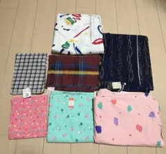 生地セット チェック柄・プリント柄・無地