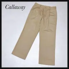 【Callaway キャロウェイ】ゴルフパンツ チノパン 30 タック 良品