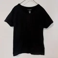 ノーコメント カットソー クルーネック 半袖 リブ XL 黒 ナイロン インナーのサムネイル