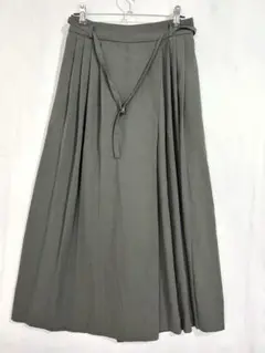 grove グローブ ガウチョパンツ フレアパンツ グレー Sサイズ ロング