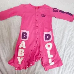 BABY DOLL ピンクロンパース