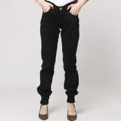 デシグアル パンツ 26インチ 黒 裾ゴム       スペイン