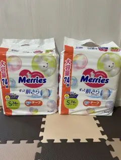 Merries Sサイズ テープタイプ 74枚入り