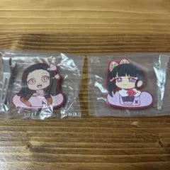 鬼滅の刃キャラばんちょうこうヘアクリップ　禰豆子　　カナヲ　2個セット