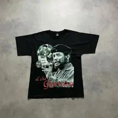 チェゲバラ ボロ tシャツ 90s usa製 ボックスシルエット カーキ 古着 