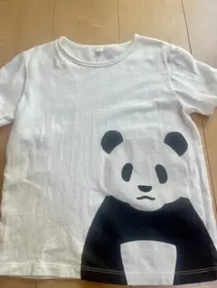 パンダプリント ホワイト Tシャツ