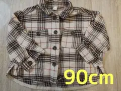après les cours 人気チェック柄シャツ 90cm 可愛い オシャレ