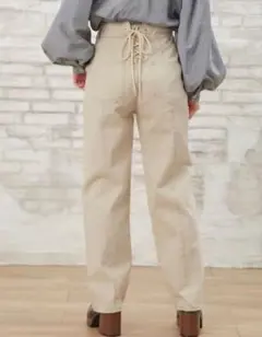 イング バックレースアップストレートパンツのサムネイル